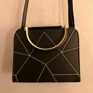 Geometric Pattern Crossbody Bag
